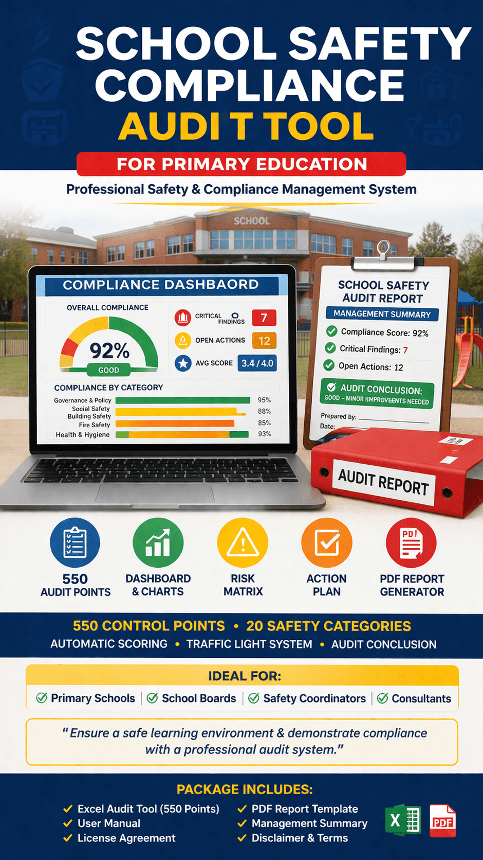 School Safety Compliance Audit Tool – Primary Education (FR)