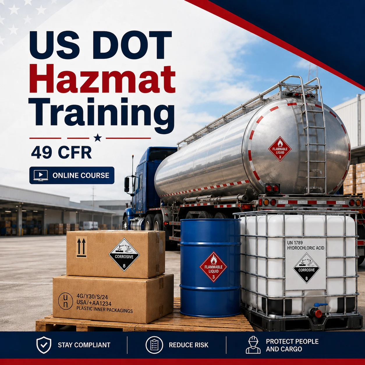 US DOT Hazmat Training (49 CFR) - (USA)